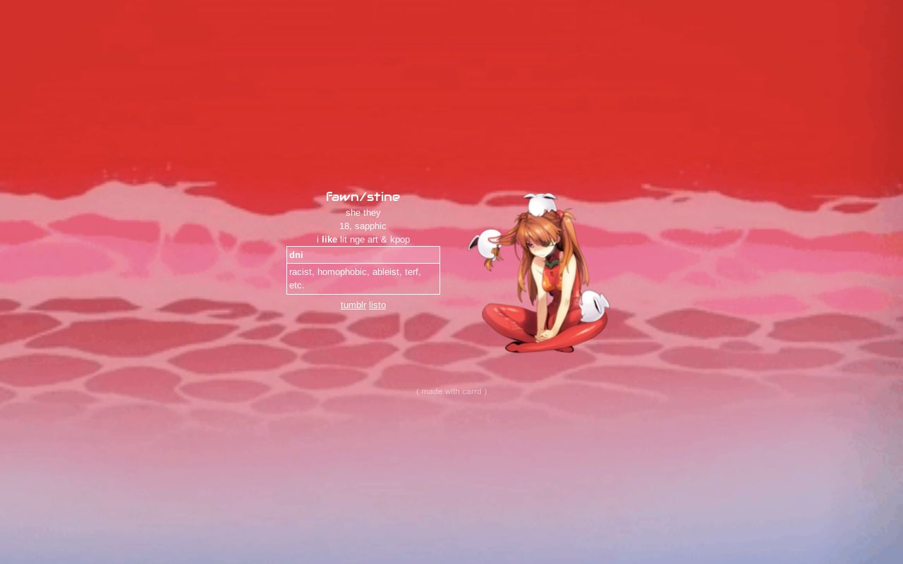 Carrd profile picture for @ithaca